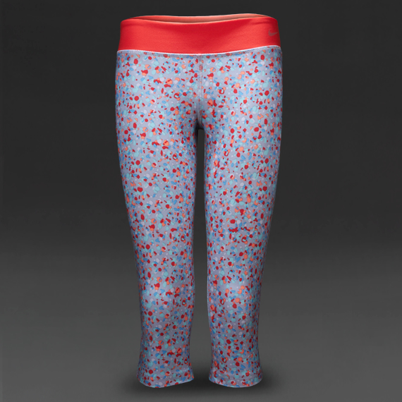 Nike Sportswear Legend Allover Print Tights Wolf Grey / Daring Red / Cool Grey for Girls